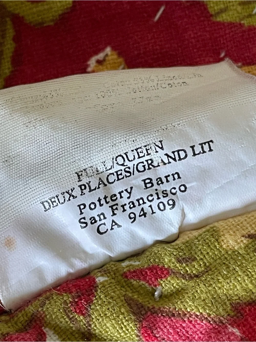 Vintage Pottery Barn Quilt, Shams Set